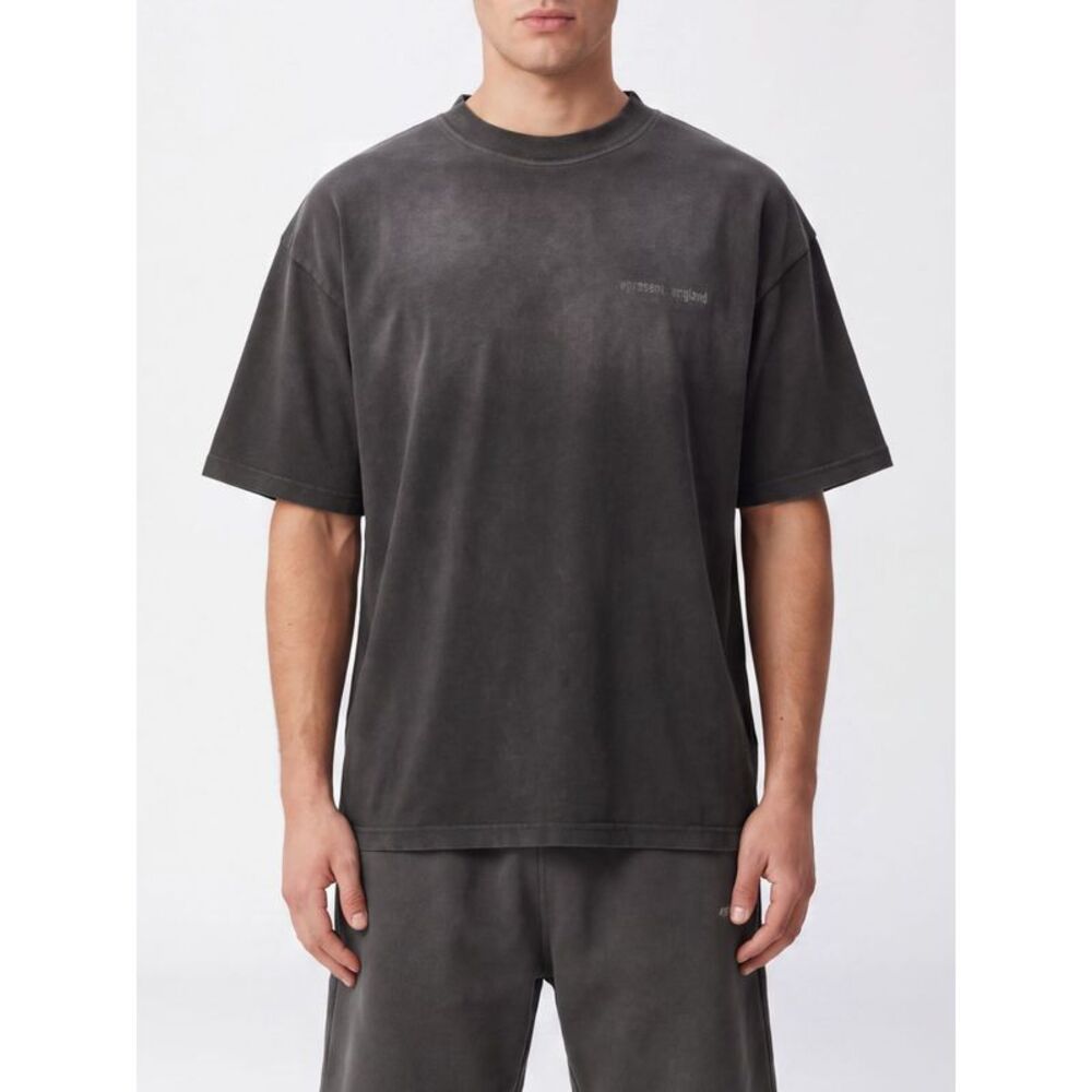 Represent Men Crewneck Cotton T-Shirt Represent With Contrast Back Logo